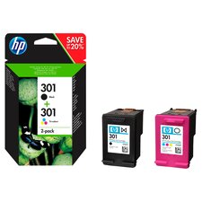 Hp 301 Multipack Printer Ink Cartridge