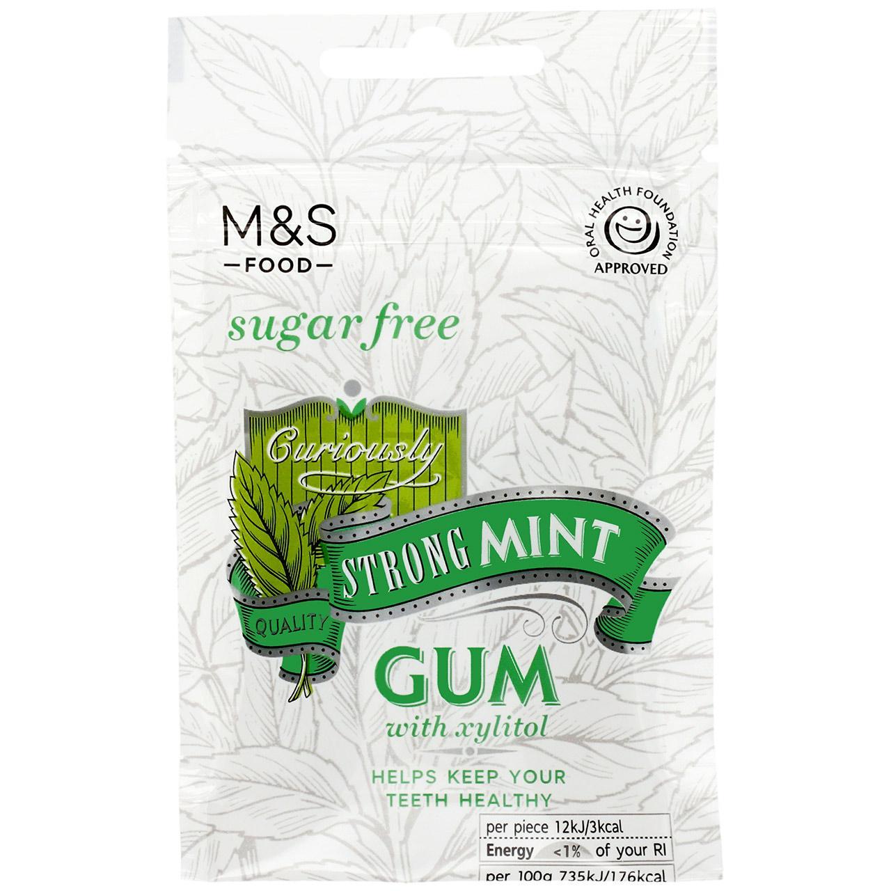 M&S Sugar Free Strong Mint Gum