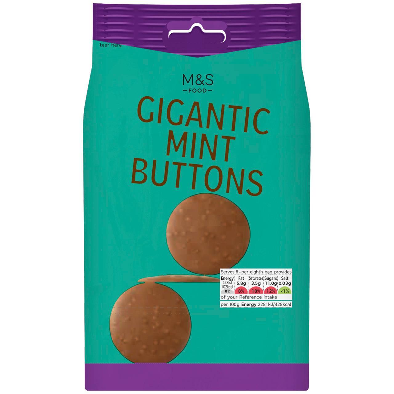 M&S Gigantic Mint Chocolate Buttons