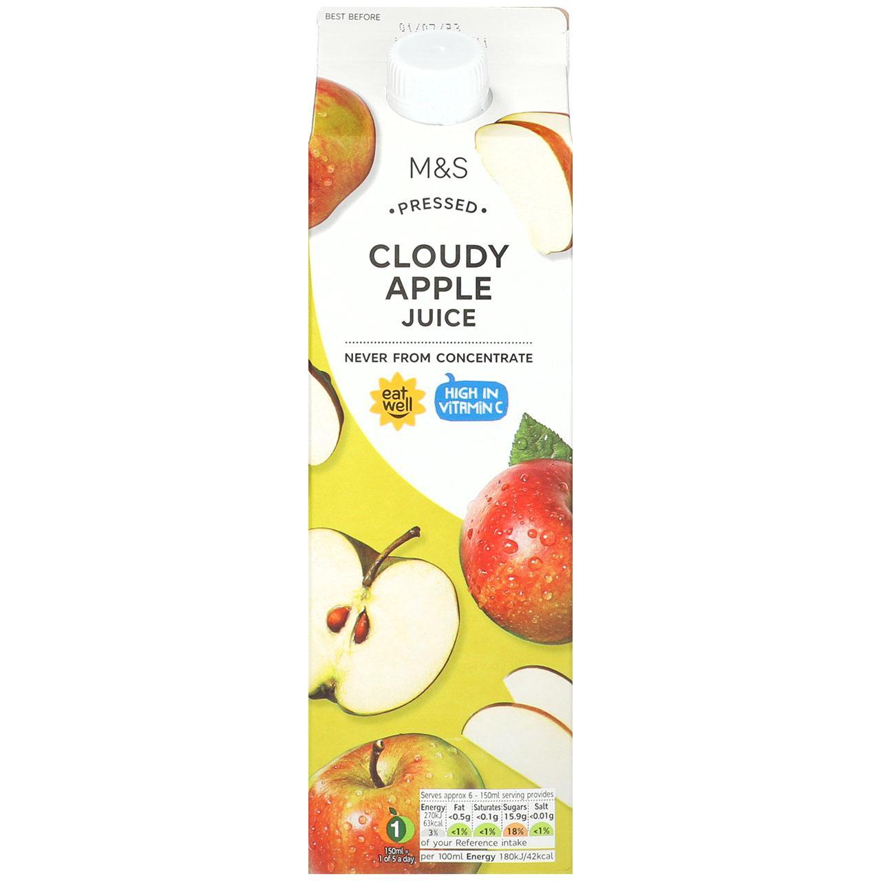 M&S Cloudy Apple Juice