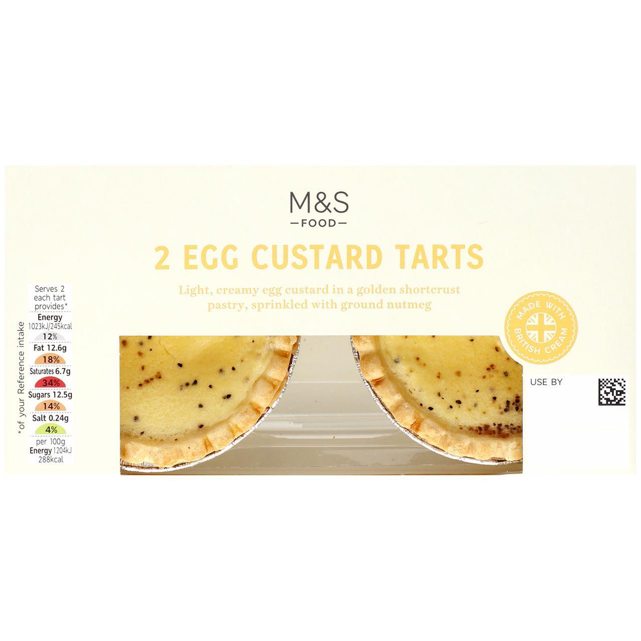 M&S Egg Custard Tarts