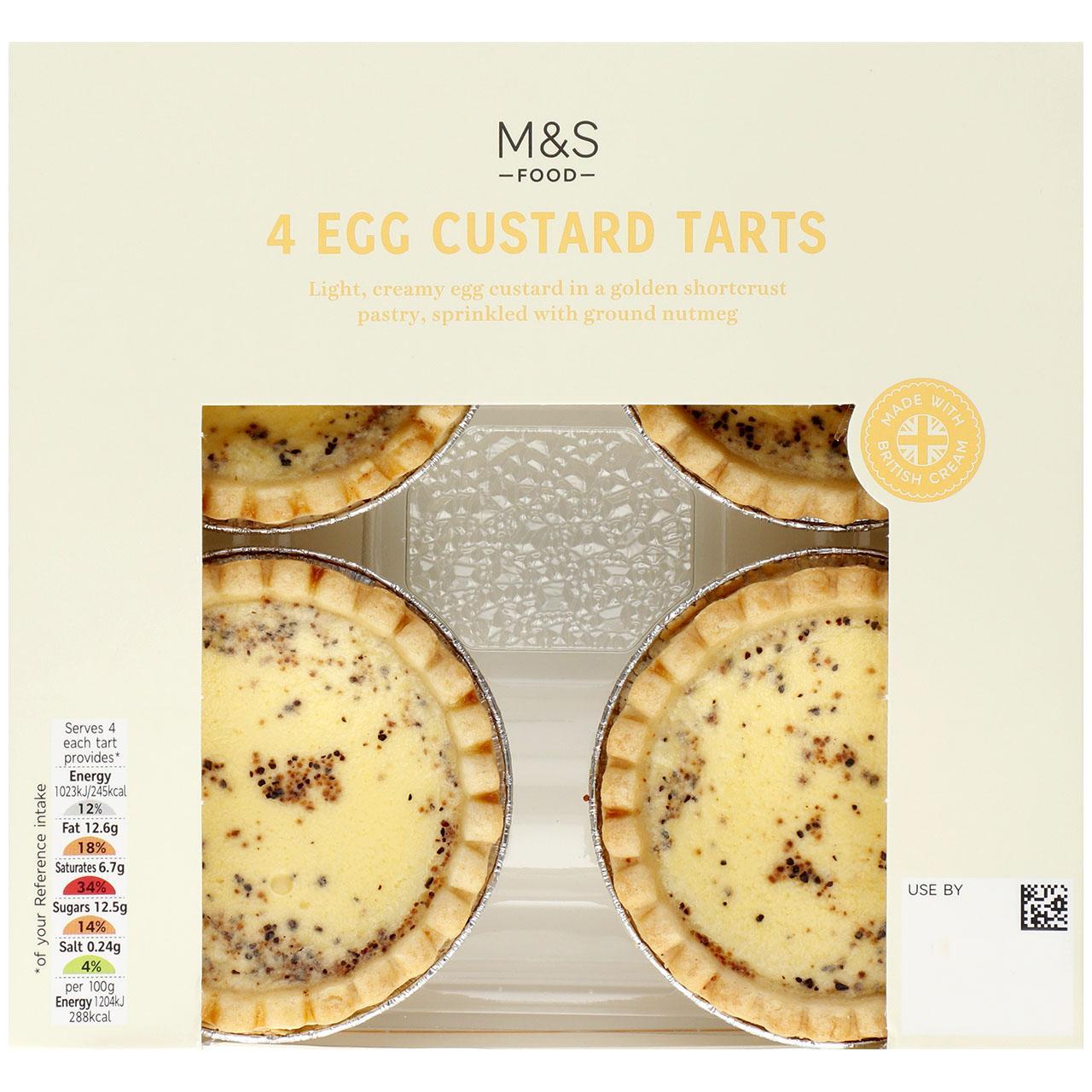 M&S Egg Custard Tarts