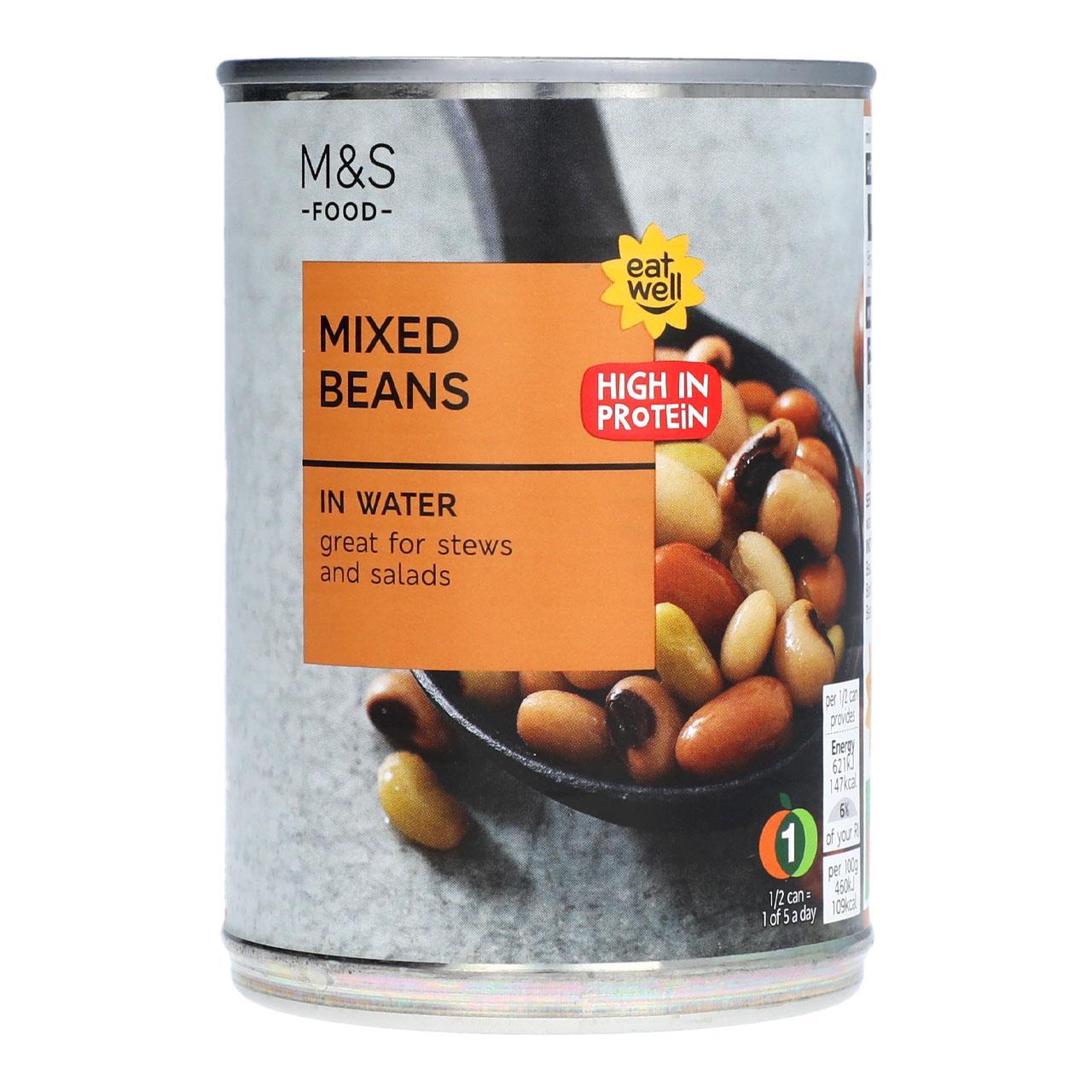 M&S Mixed Beans in Water