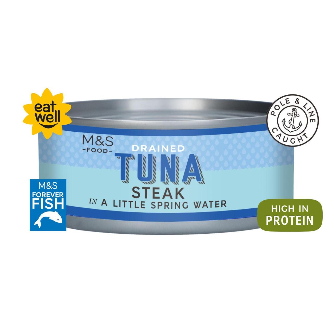 M&S Tuna Steak in Spring Water