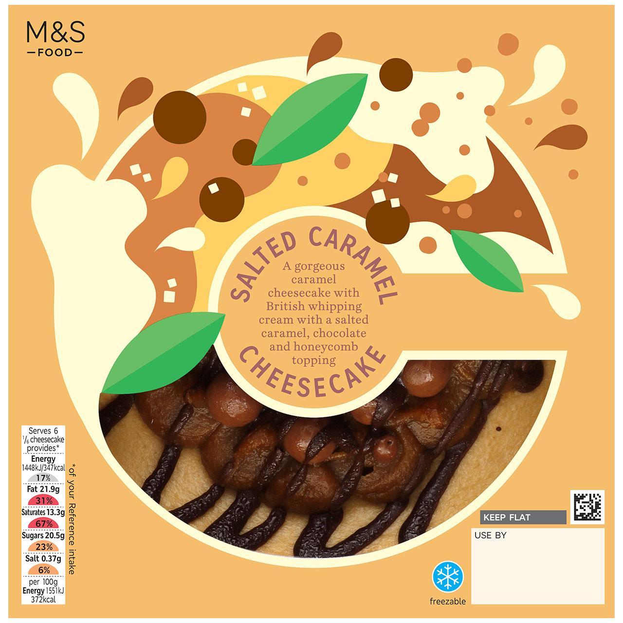 M&S Salted Caramel Cheesecake