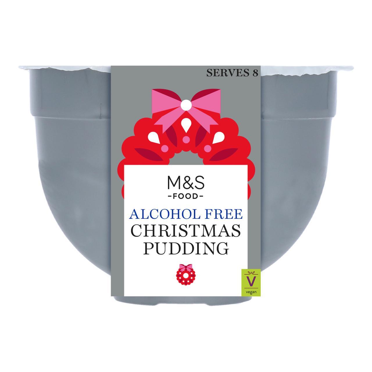 M&S Alcohol Free Christmas Pudding 