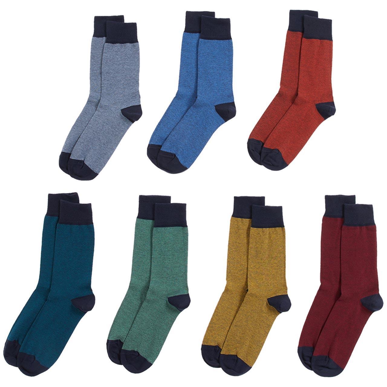 M&S 7 Pack Cool and Fresh Socks, 6-8.5, Multi