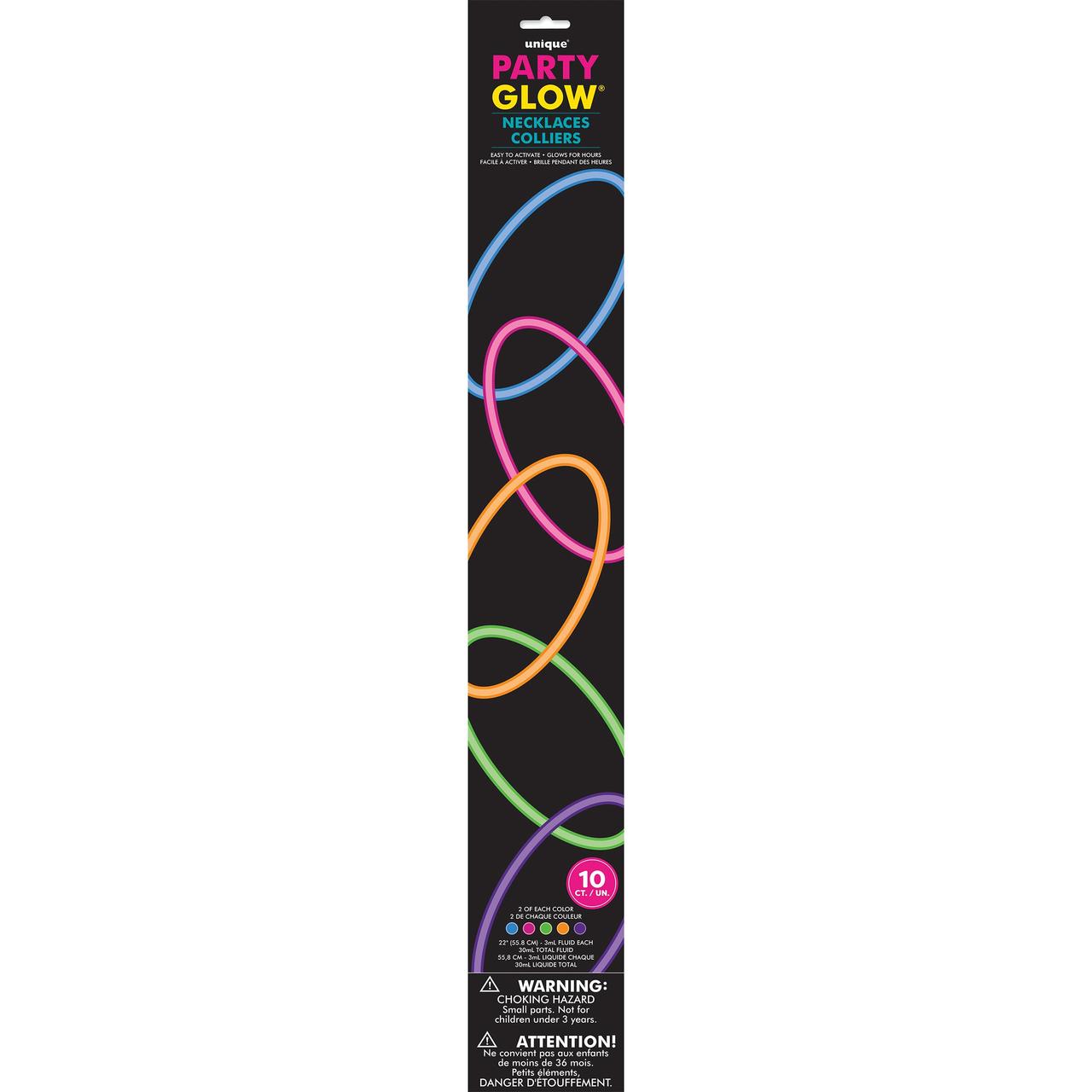 Multicoloured Glow Necklaces