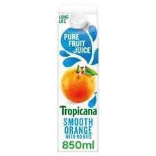 Tropicana Long Life Smooth Orange Fruit Juice 850Ml