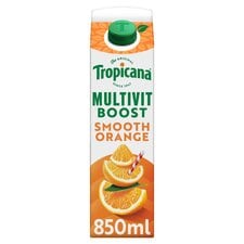 Tropicana Multivitamin Boost Smooth Orange Juice 850ml