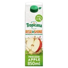 Tropicana Rise & Shine Pressed Apple Juice Drink 850ml