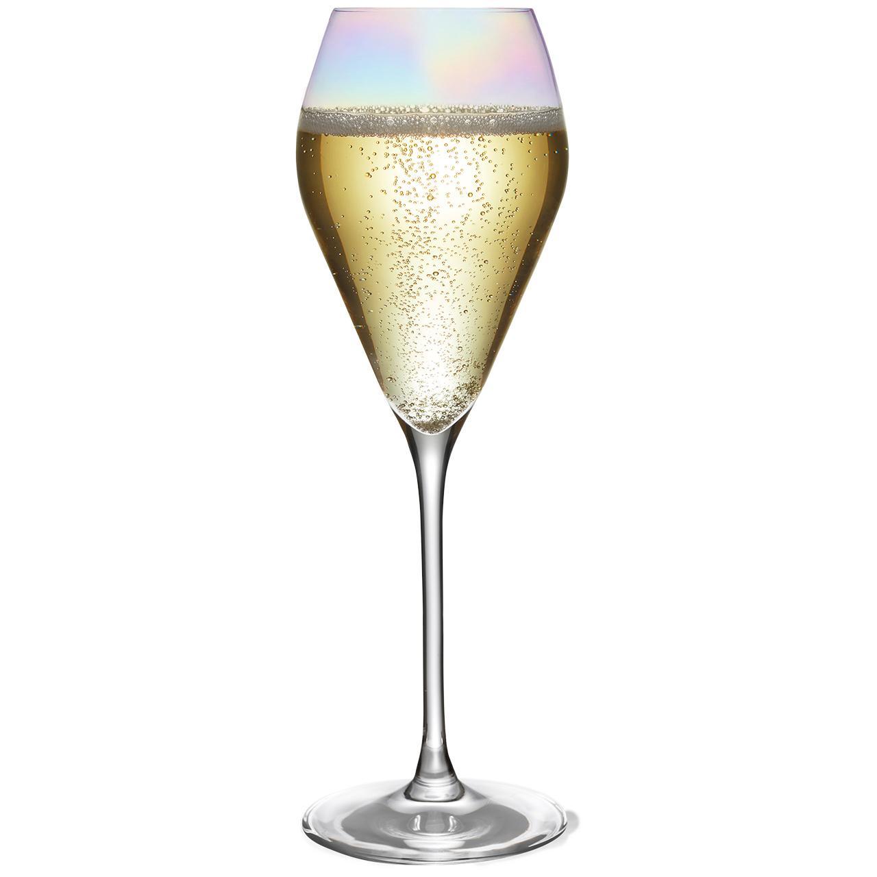 M&S Crystal Pearl Lustre Prosecco Flutes Set 