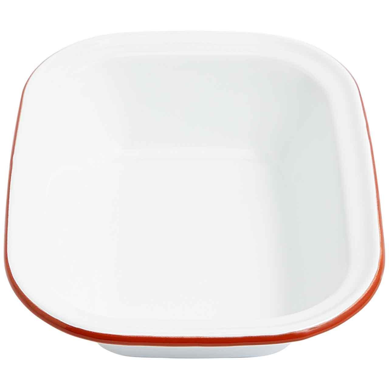 M&S Enamel 28cm Pie Dish, White