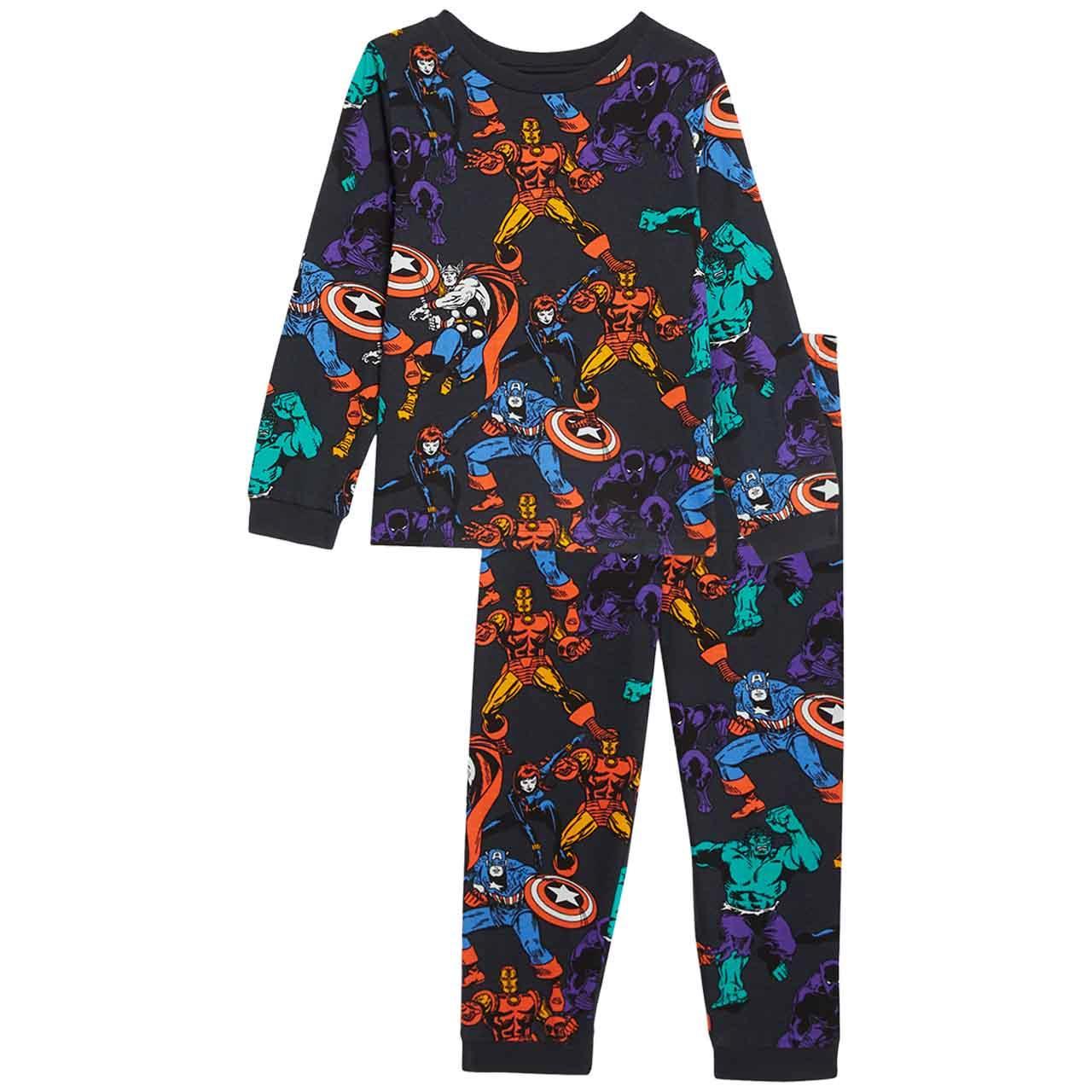 M&S Marvel Pyjamas, 4-5 Years, Carbon