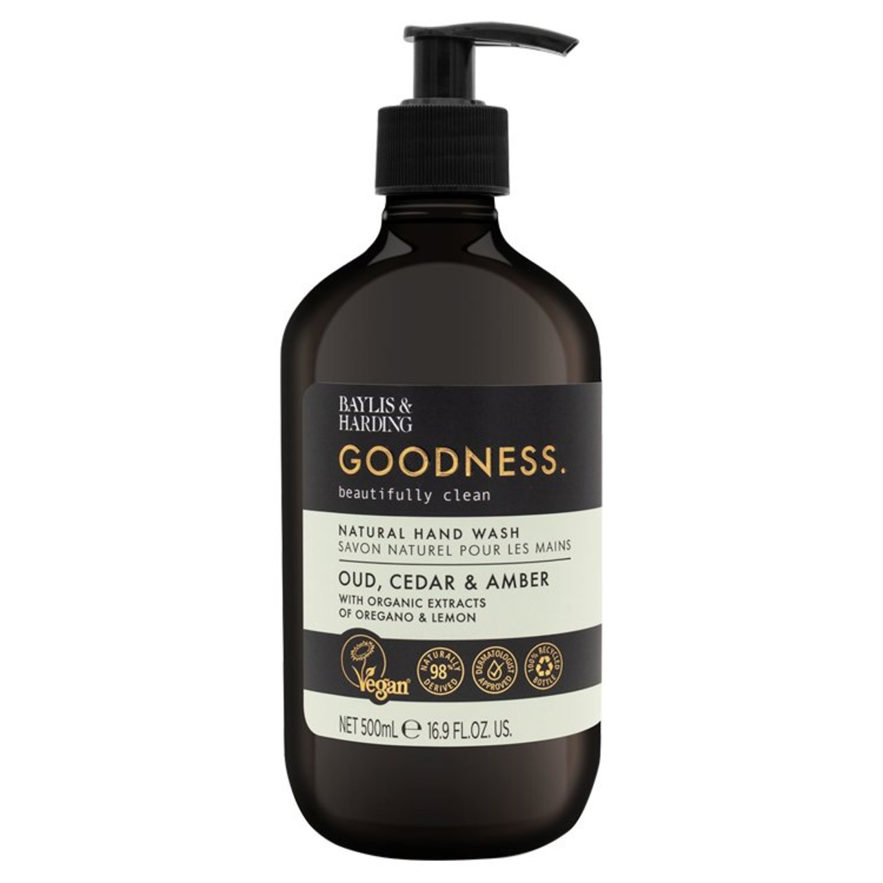 Baylis & Harding Goodness Oud, Cedar & Amber Hand Wash