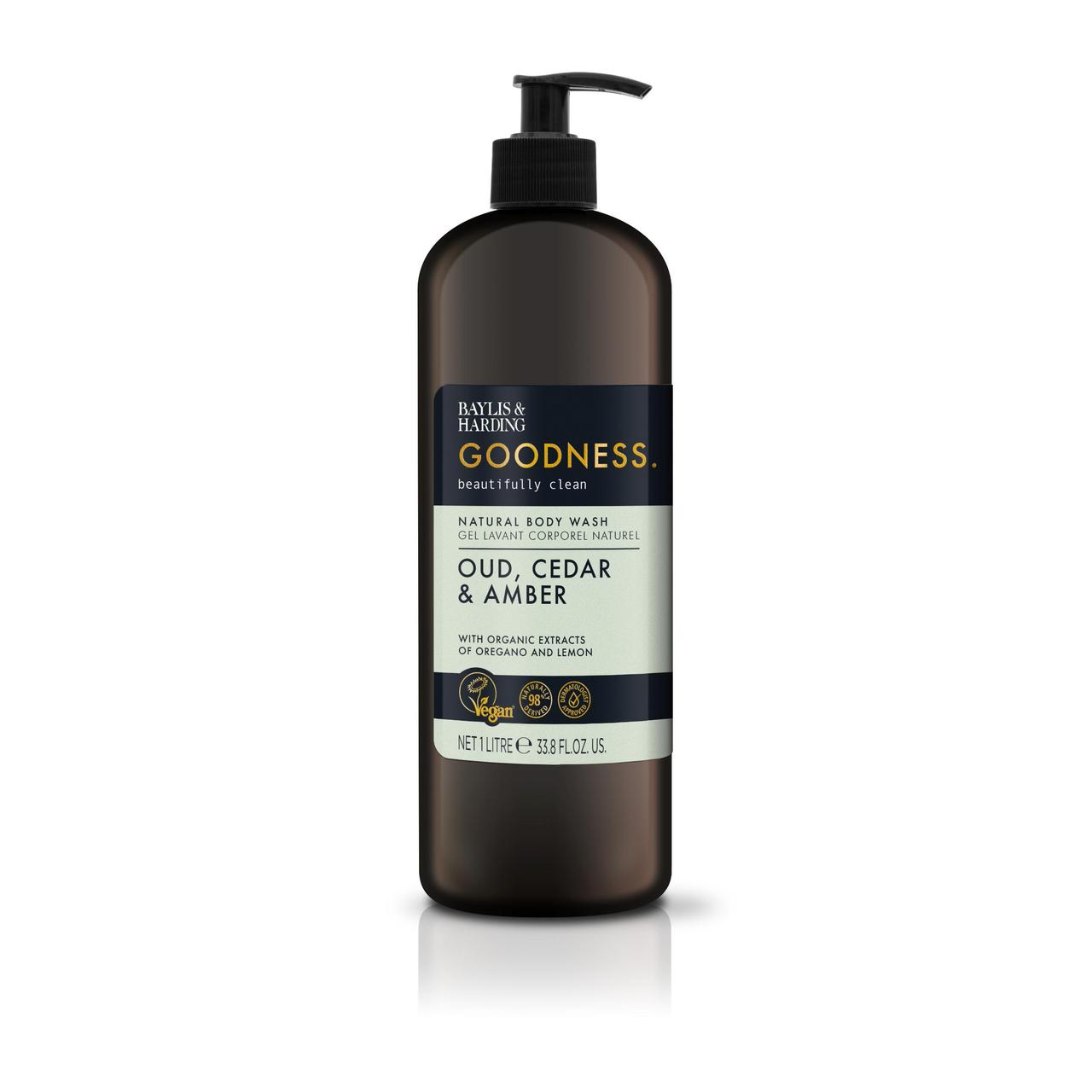 Baylis & Harding Goodness Oud, Cedar & Amber Body Wash