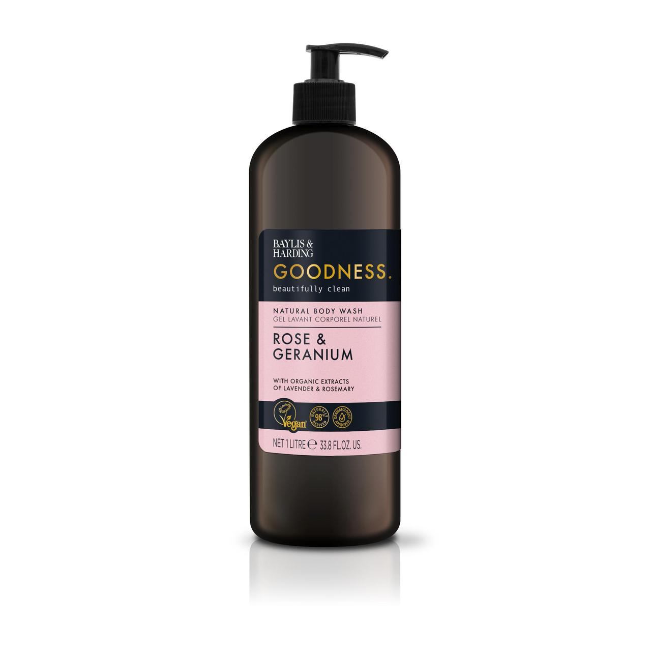 Baylis & Harding Goodness Rose & Geranium Body Wash