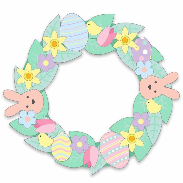 Easter Wreath Craft Set 2 per pack