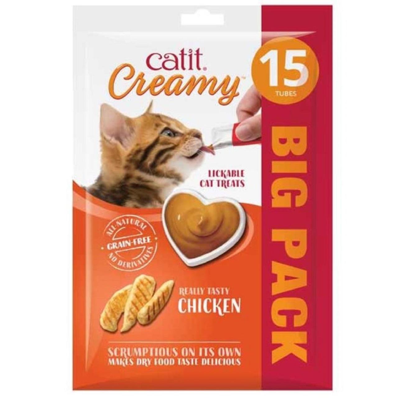 Catit Creamy Chicken Cat Treat 