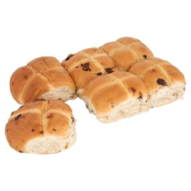 Morrisons Hot Cross Buns 6 per pack