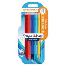 Paper Mate Non-Stop Mechanical Pencils, 0.7mm, 10 Count