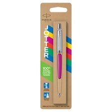 Parker Jotter Ballpoint Pen, Magenta, Medium Point, Blue Ink