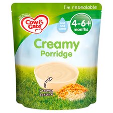 Cow And Gate Creamy Porridge Baby Cereal 4-6 Months 125G