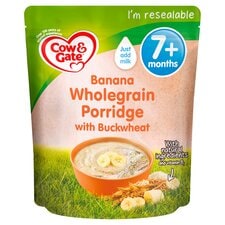 Cow And Gate Banana Wholegrain Porridge Baby Cereal From 7 Month 200G