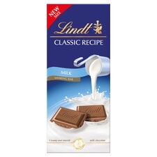 Lindt Classic Recipe Milk Chocolate Bar 190g