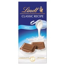 Lindt Classic Recipe Milk Chocolate Bar 100g
