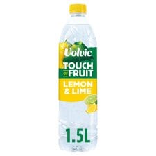 Volvic Touch of Fruit Lemon & Lime Still Flavoured Water 1.5L