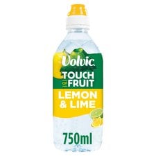 Volvic Touch of Fruit Lemon & Lime Still Flavoured Water 750ml