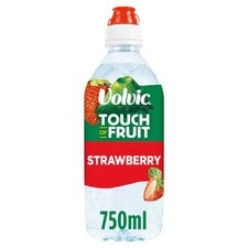 Volvic Touch of Fruit Strawberry Still Flavoured Water 750ml