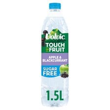 Volvic Touch of Fruit Apple & Blackcurrant Sugar Free Still Flavoured Water 1.5L