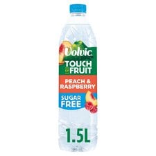 Volvic Touch of Fruit Peach & Raspberry Sugar Free Still Flavoured Water 1.5L