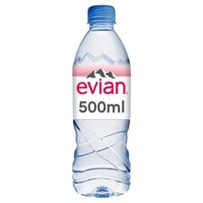 Evian Natural Bottled Mineral Still Water 500ml