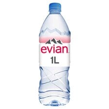 Evian Natural Bottled Mineral Still Water 1L