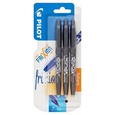 Pilot Frixion Black 3pk