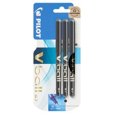 Pilot Vball Pens Black 3 Pack