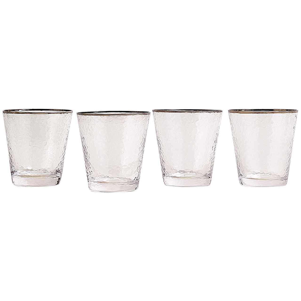 M&S Textured Platinum Rim Tumblers