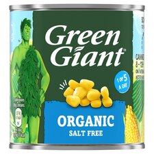 Green Giant Organic Salt Free Sweetcorn 160G