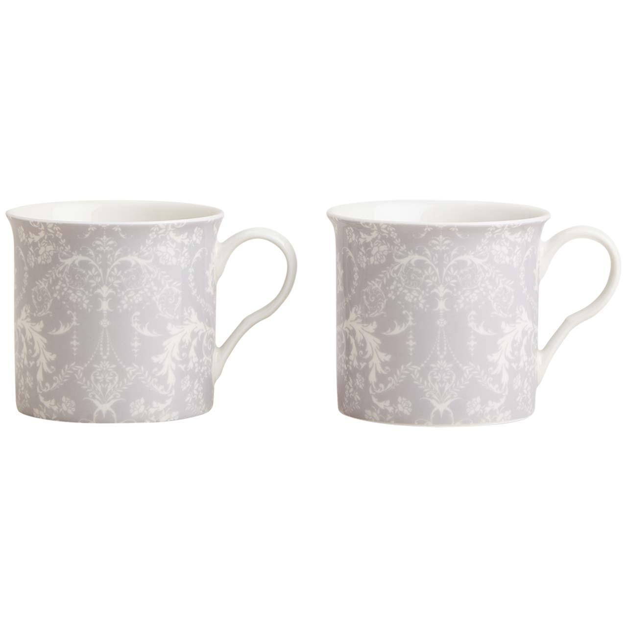 M&S Collection Set of 2 Palace Mugs One Size Grey