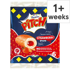 Pitch Strawberry Brioche Roll 6 pack 225g