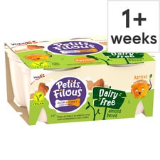 Petits Filous Dairy Free Apricot 4X95g