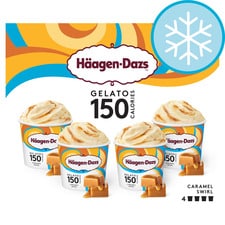 Haagen-Dazs Caramel Swirl Gelato 4X95ml