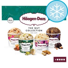 Häagen-Dazs Nut Collection Ice Cream Mini Cups 4x95ml