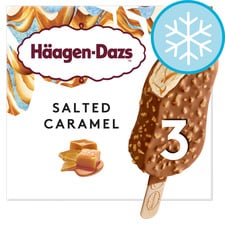 Haagen Dazs Salted Caramel Ice Cream Stick Bar 3X80ml