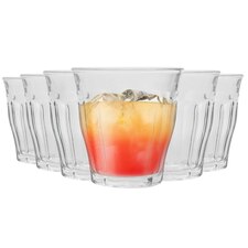 Duralex Picardie Drinking Glasses - 310ml Tumblers for Water, Juice - Clear - Pack of 6