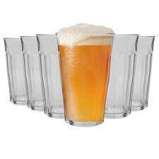 Duralex Picardie Highball Cocktail Glasses - 500ml Glass Tumblers - Pack of 6