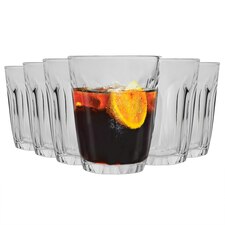 Duralex Provence Drinking Glasses - 130ml Tumblers for Water, Juice - Pack of 6